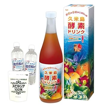 【新品】酵素ドリンク Amazon.co.jp: スピルリナ普及会 久米島酵素ドリンク 720ml 無
